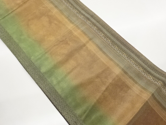 JAPANESE KIMONO / FUKURO OBI / WOVEN STRIPE 